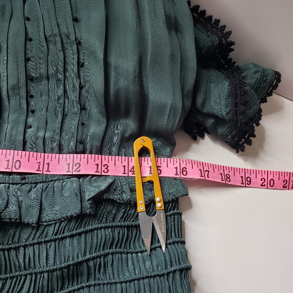 Sea NY Azzedine Flutter Sleeve Whimsical Romantic Fairy Event Holiday Drop Waist - Picture 11 of 17